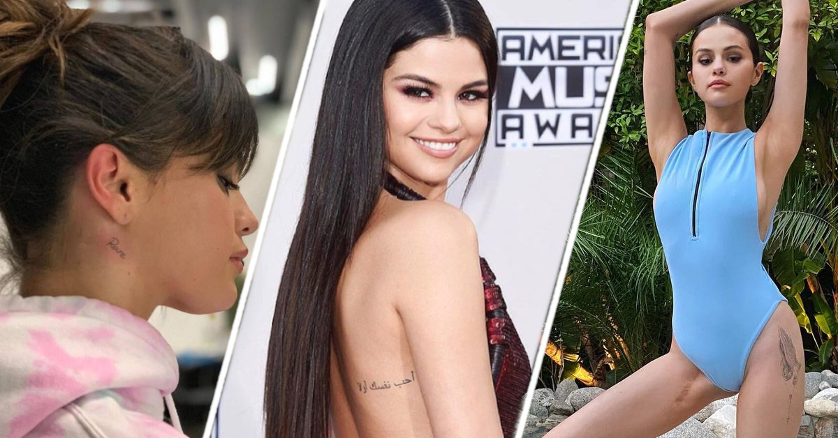 Selena Gomez 15 Tattoos And Meanings Creeto