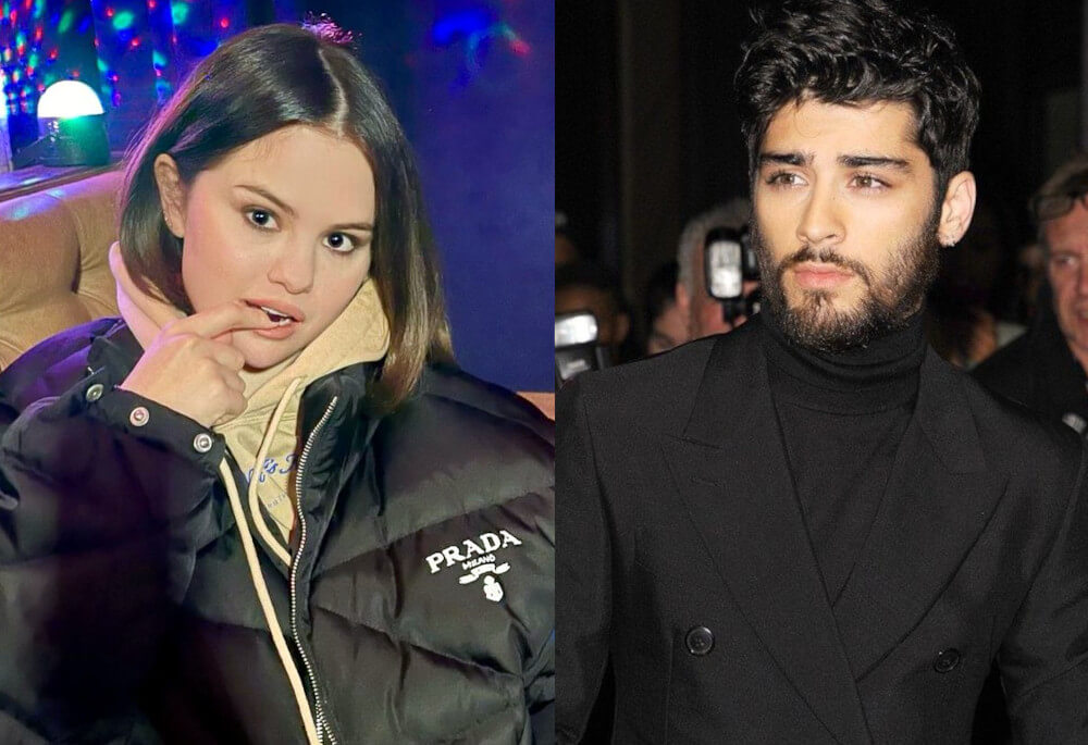 Selena Gomez with her new rumored boyfriend Zayn Malik