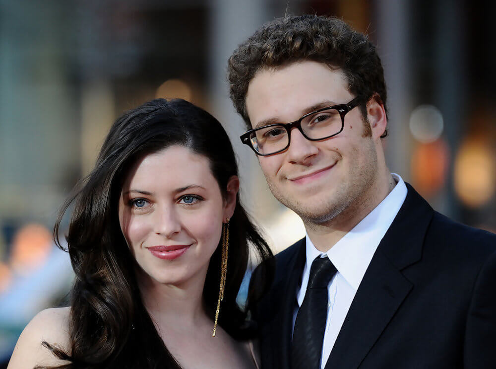 Seth Rogen and current wife Lauren Miller