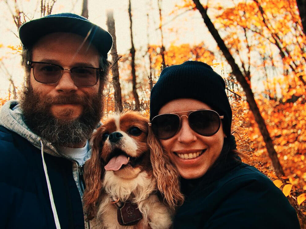 Seth Rogen and wife Lauren Miller