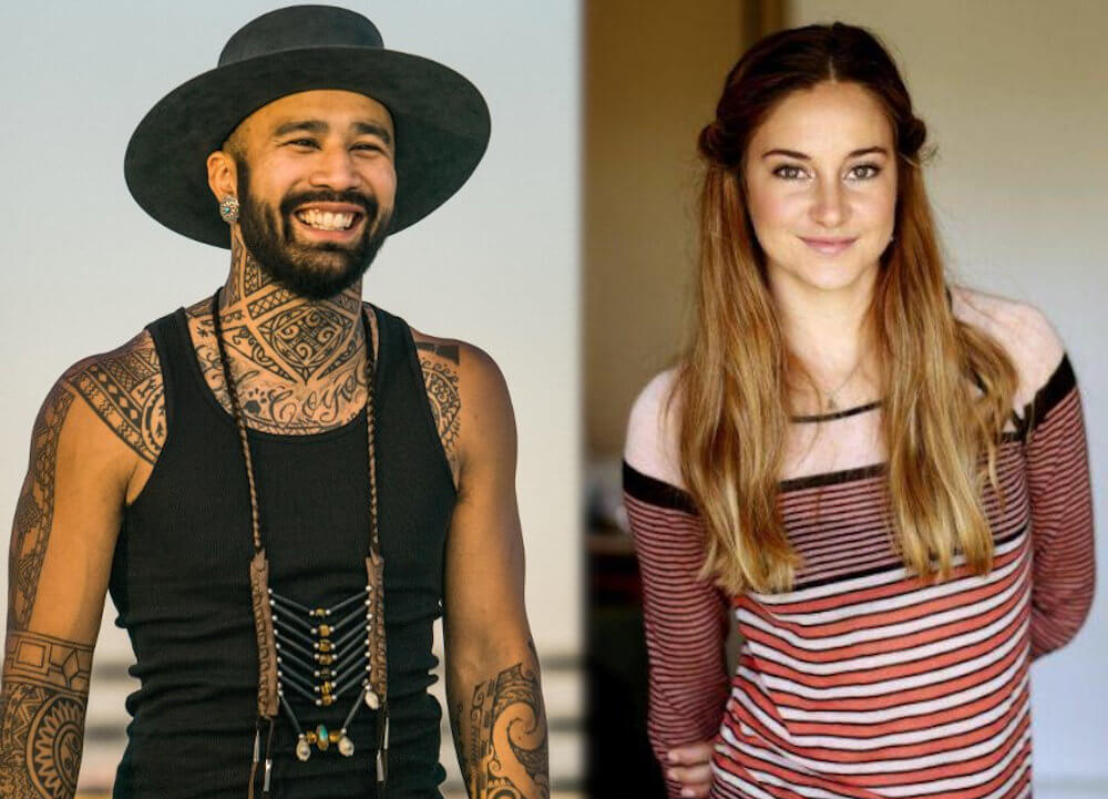 Shailene Woodley and Nahko Bear