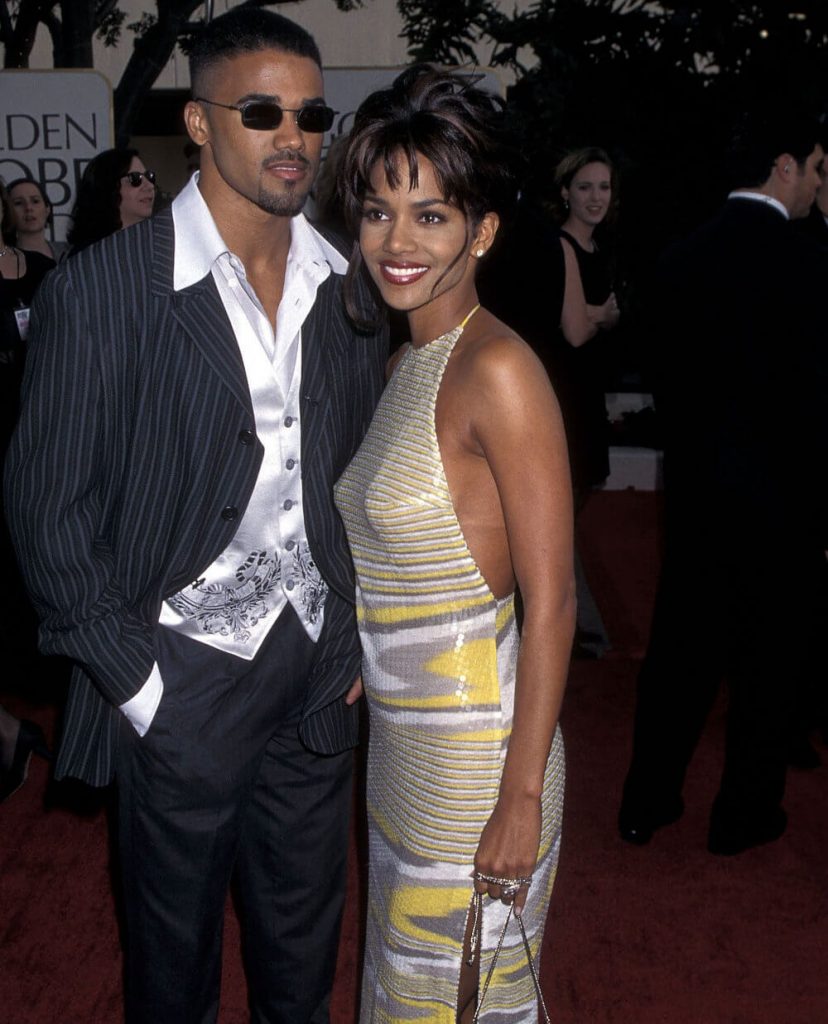 Shemar Moore and ex girlfriend Halle Berry