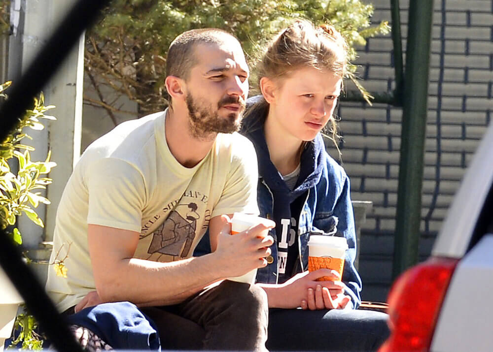 Shia LaBeouf and girlfriend Mia Goth