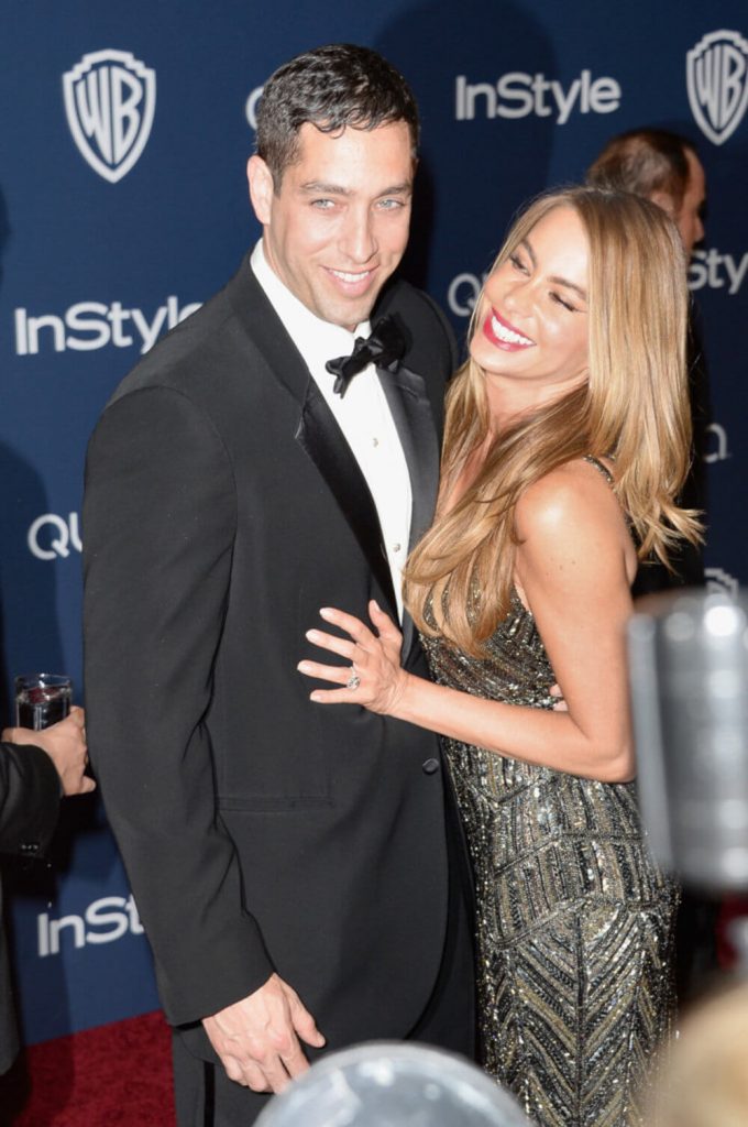 Sofia Vergara and her ex boyfriend Nick Loeb