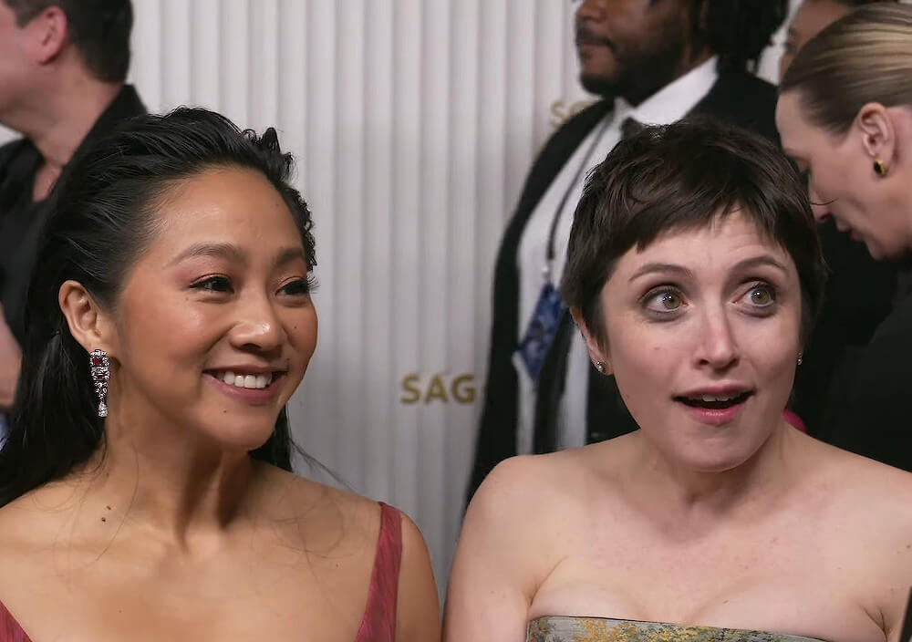 Stephanie Hsu with her girlfriend Tallie Medel, SAG Awards 2023