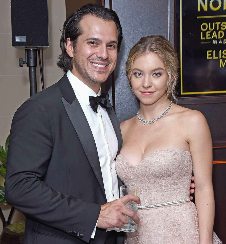 Sydney Sweeney with her future husband Jonathan Davino