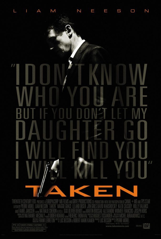 Taken 2008 poster