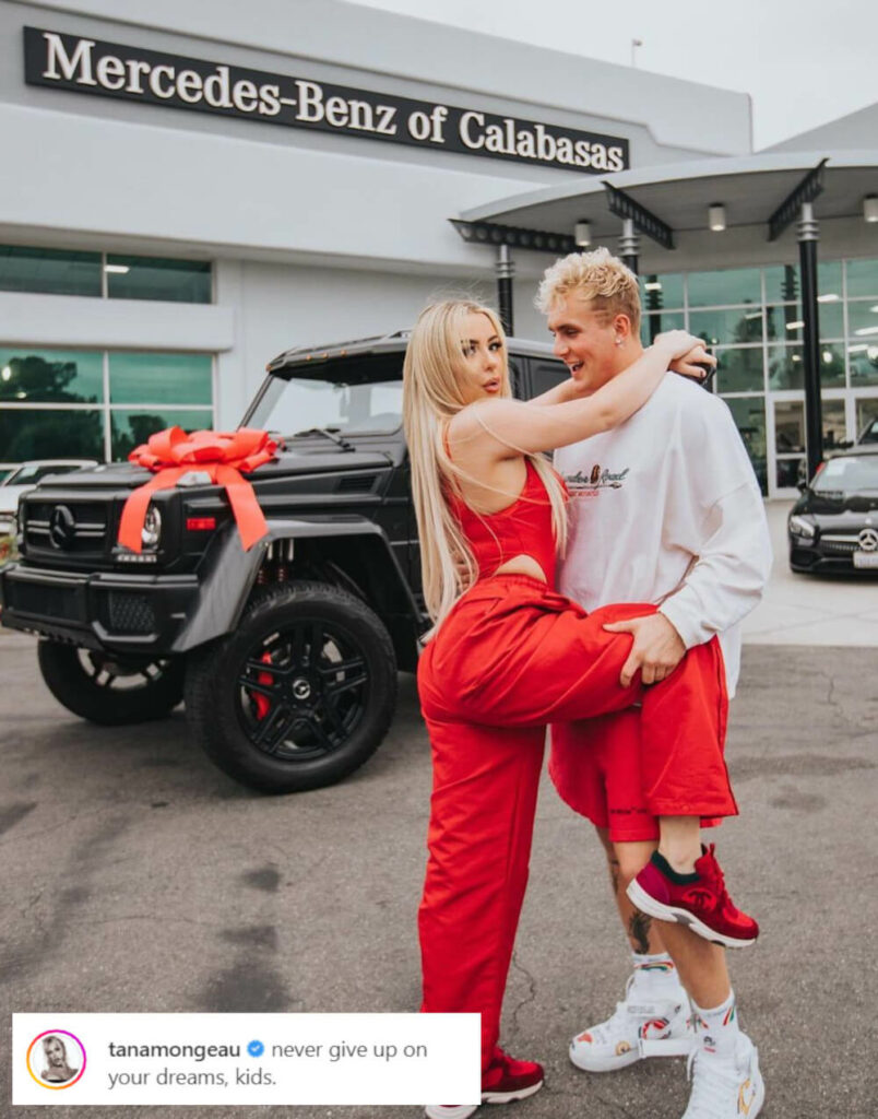 Tana Mongeau was engaged to Jake Paul