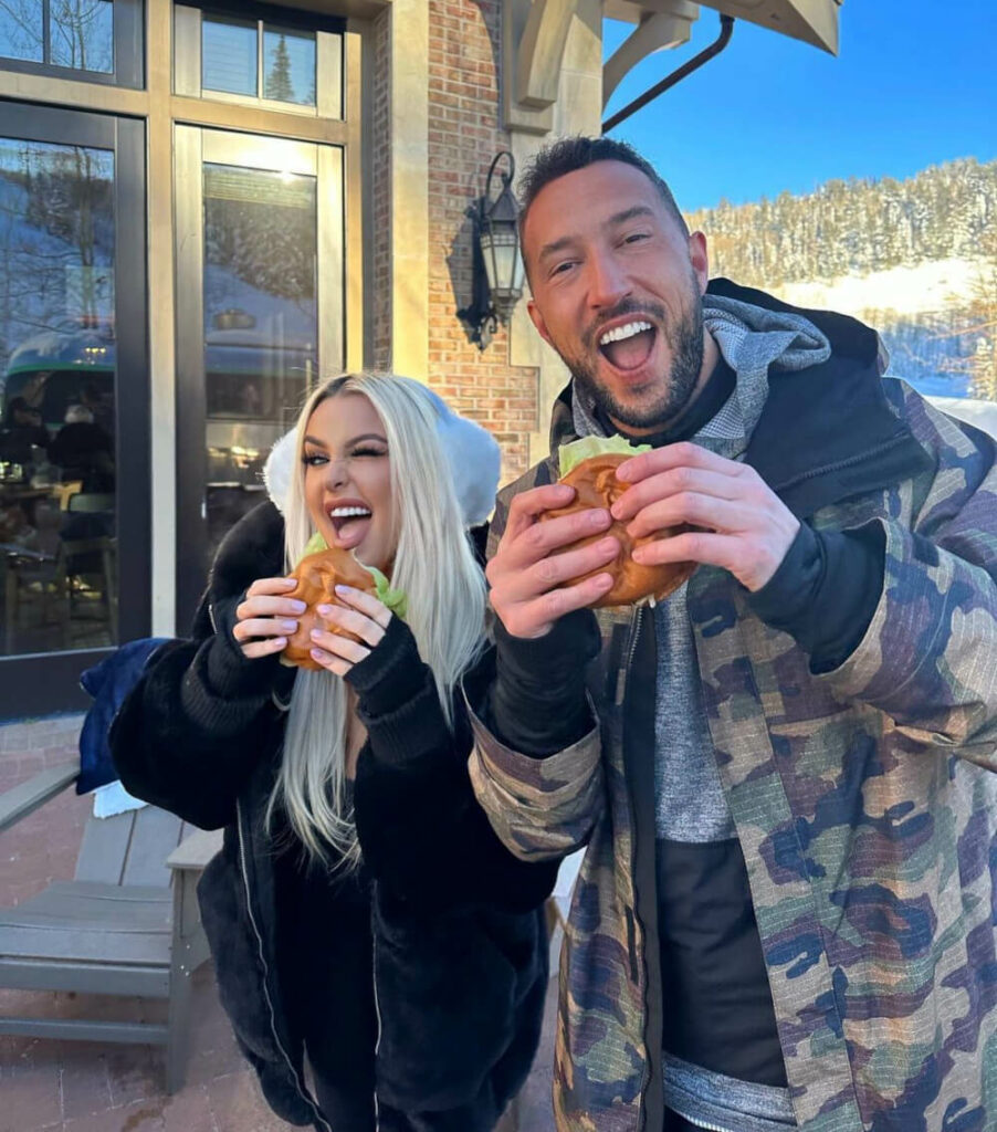 Tana Mongeau wither her partner Jeff Wittek holidays