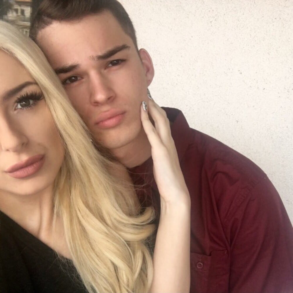 Tana Mongeau and her first public boyfriend Somer Hollingsworth