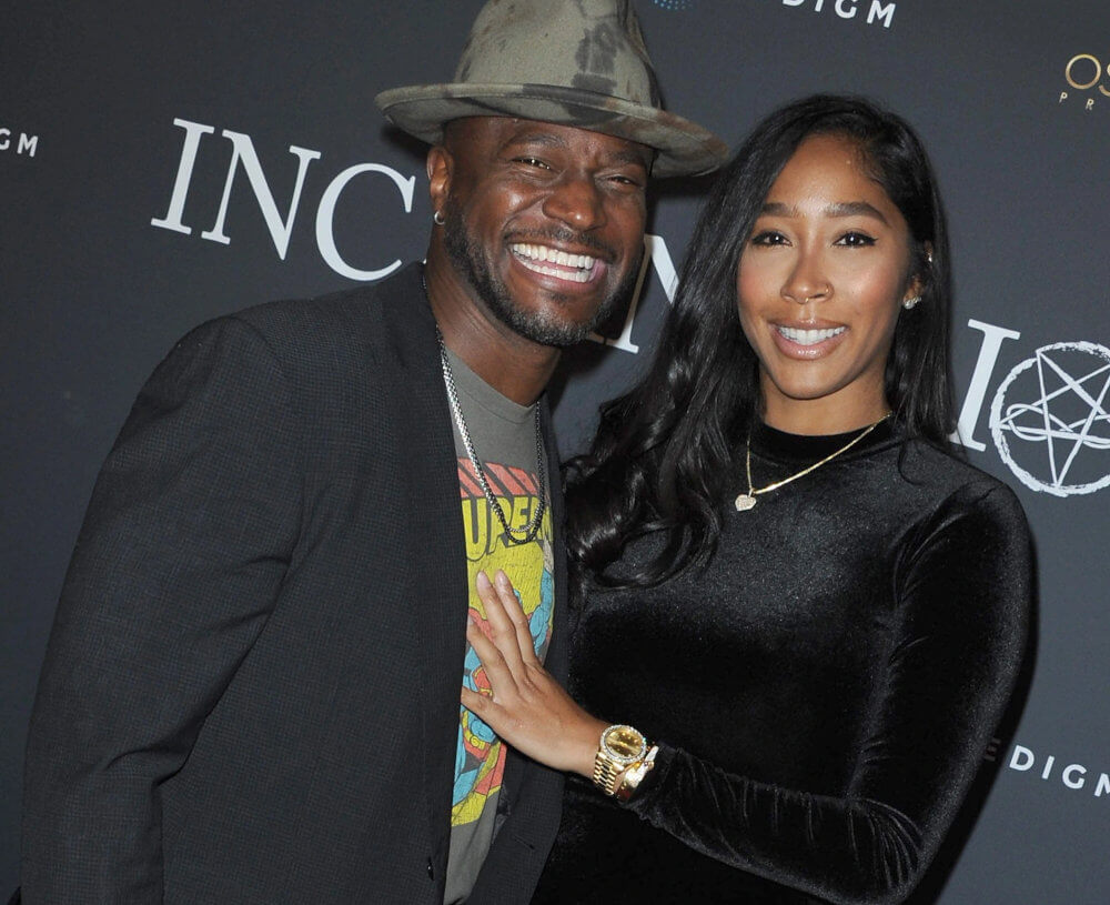 Taye Diggs and girlfriend Apryl Jones