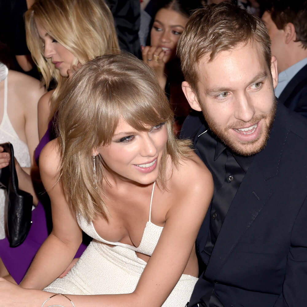 Taylor Swift and her ex boyfriend Calvin Harris