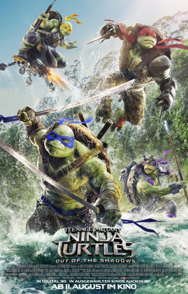 Teenage Mutant Ninja Turtles: Out of the Shadows 2016 poster