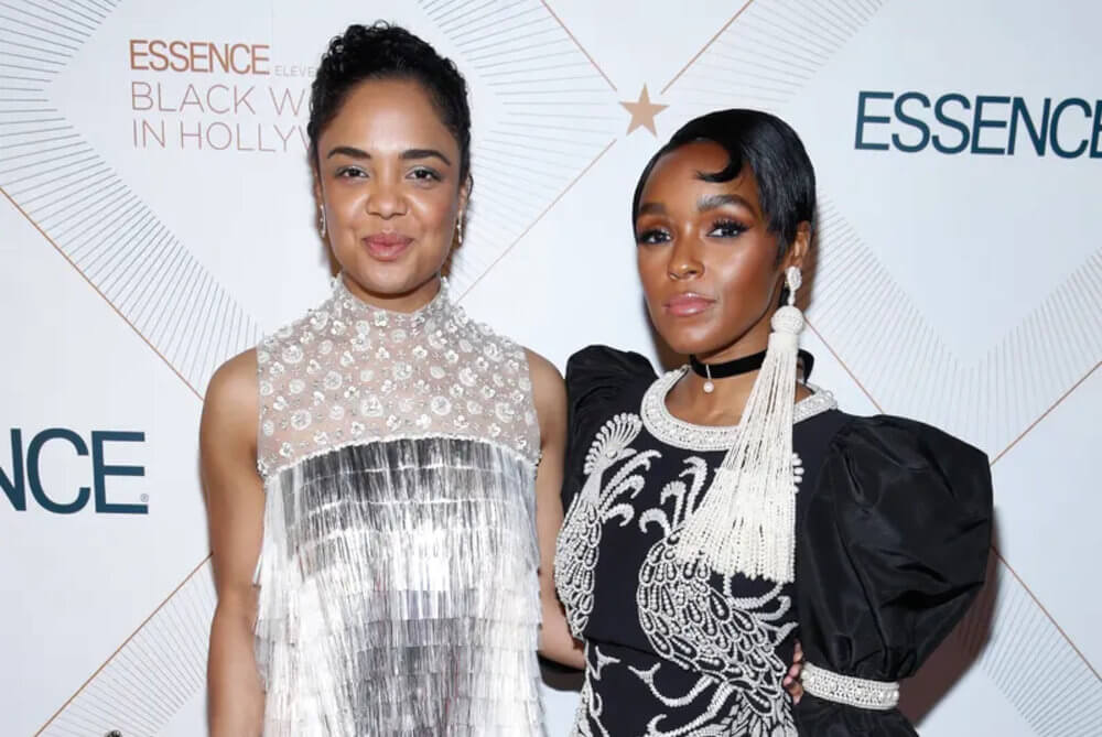 Tessa Thompson and rumored girlfriend Janelle Monae