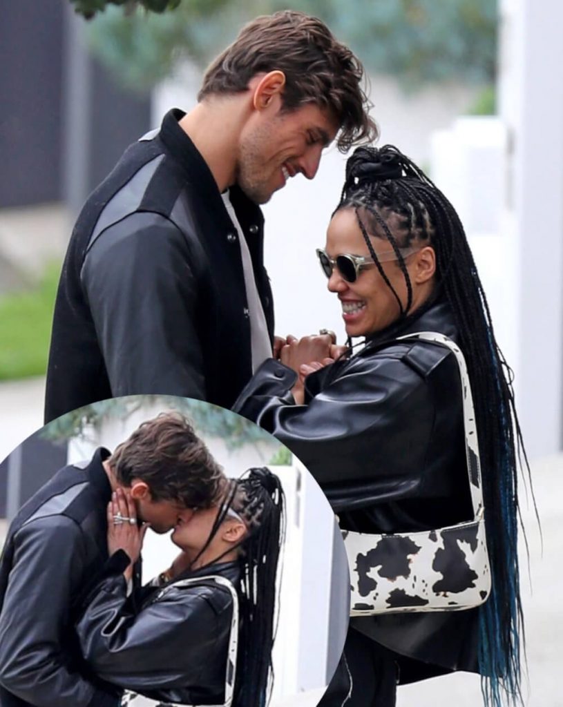 Tessa Thompson and ex boyfriend Zac Stenmark