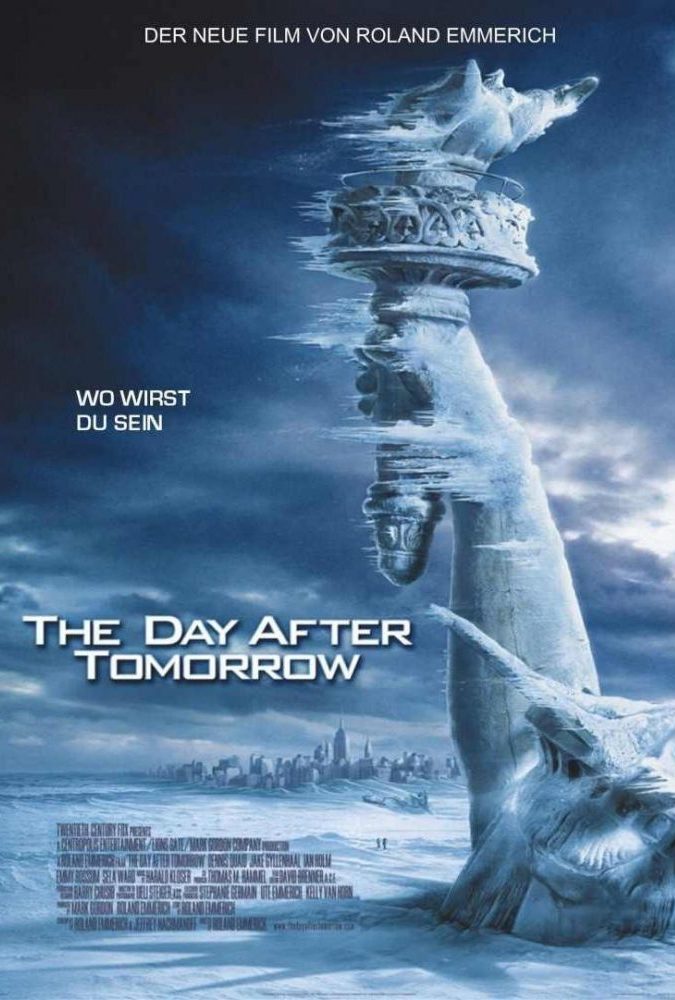 The Day After Tomorrow 2004 poster