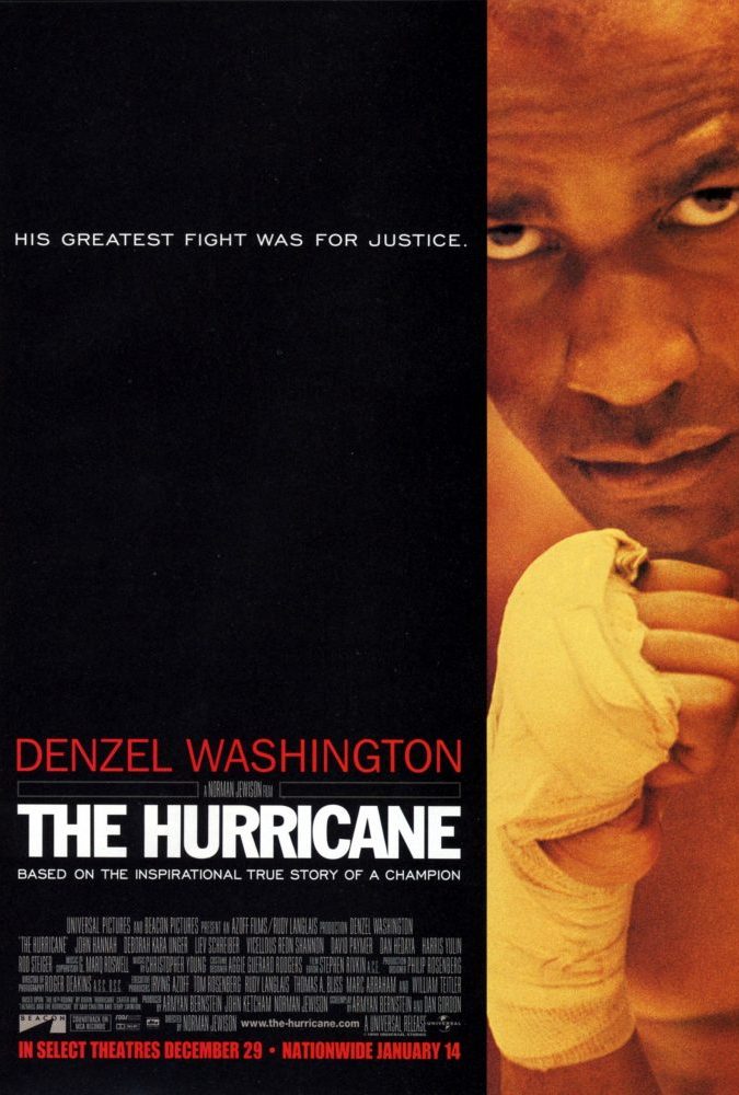 The Hurricane 1999 poster