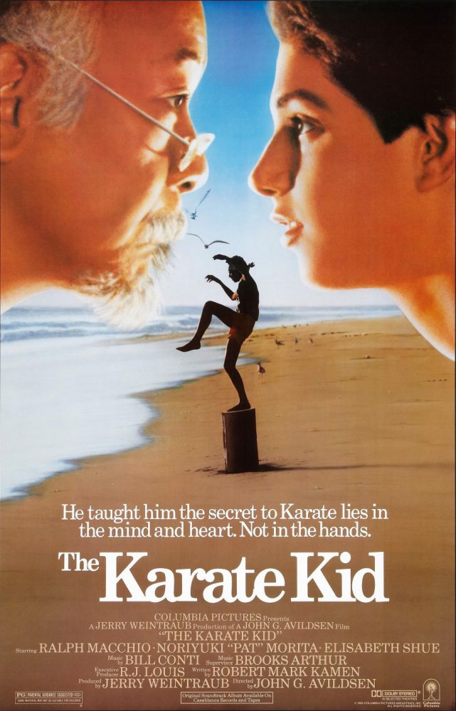 The Karate Kid 1984 poster