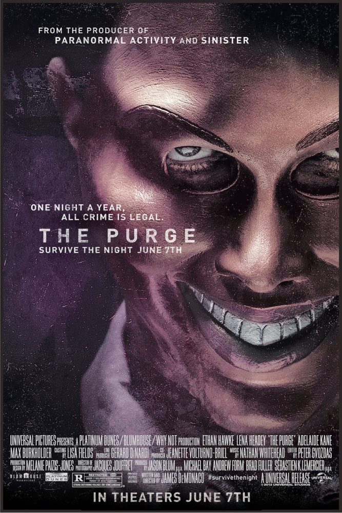 The Purge 2013 poster