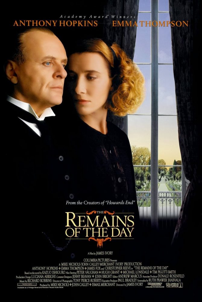 The Remains of the Day 1993 poster