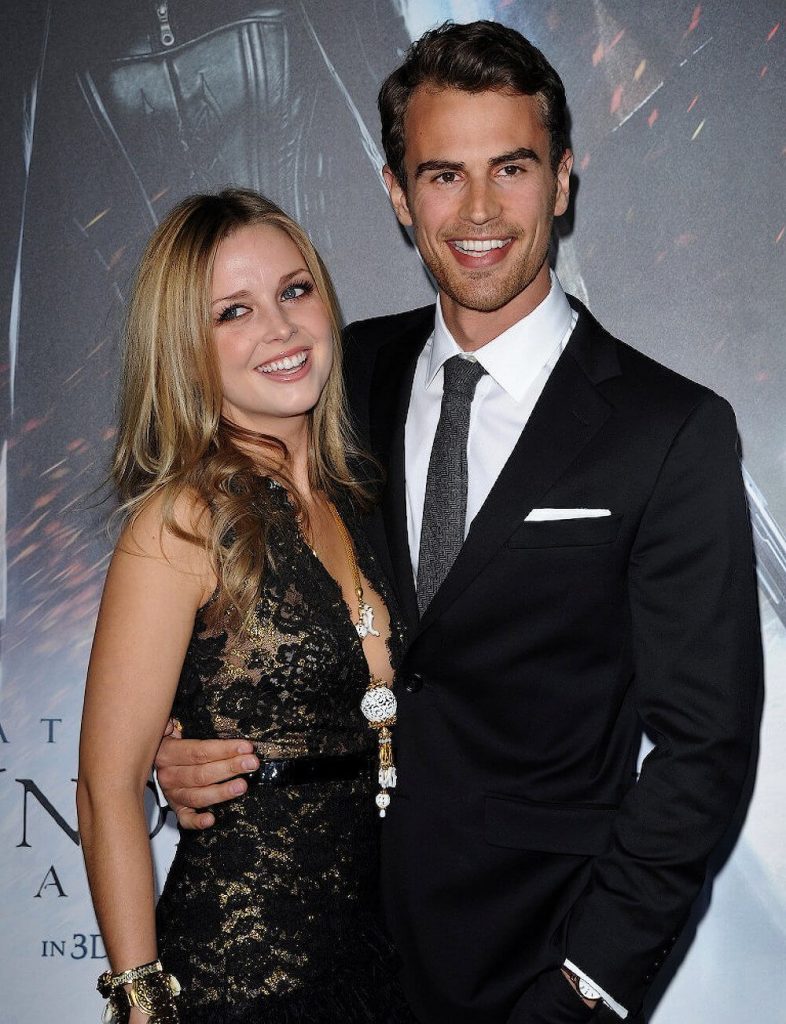 Theo James and wife Ruth Kearney