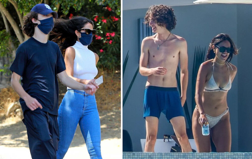 Timothee Chalamet and his girlfriend Eiza Gonzalez