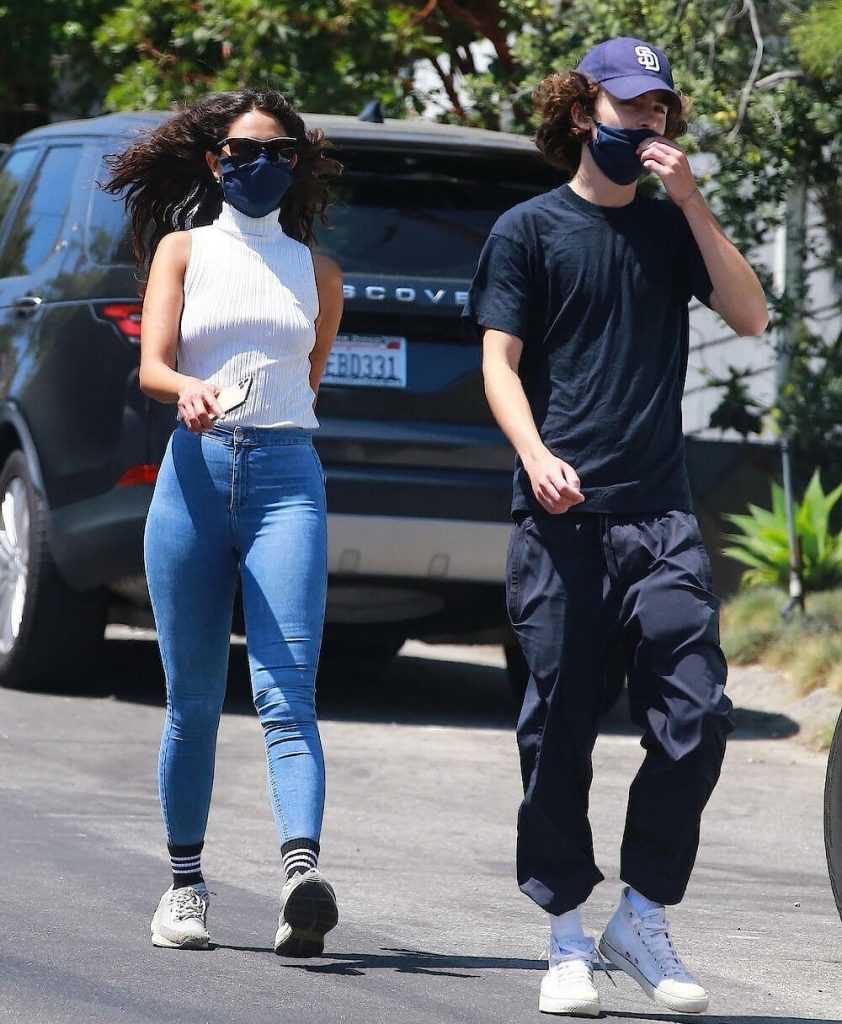 Timothée Chalamet and his girlfriend Eiza Gonzalez