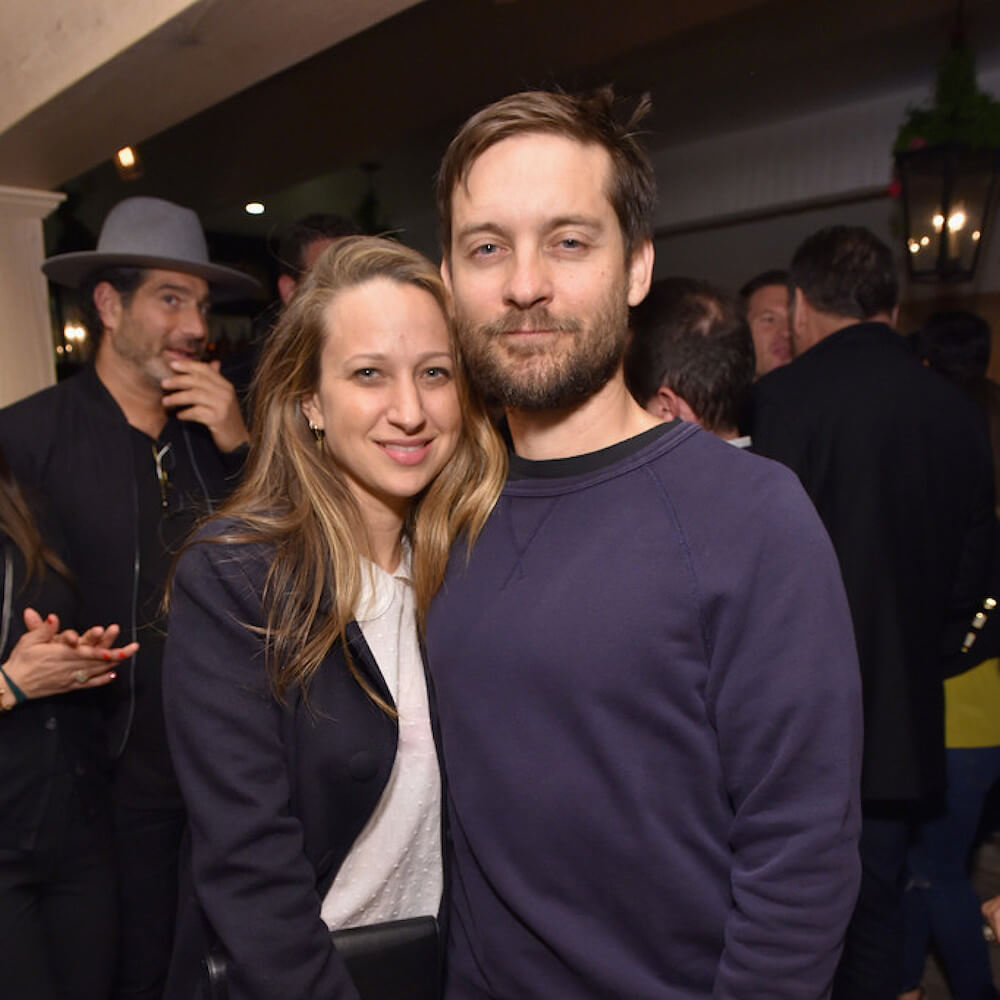Tobey Maguire with his ex wife Jennifer Meyer