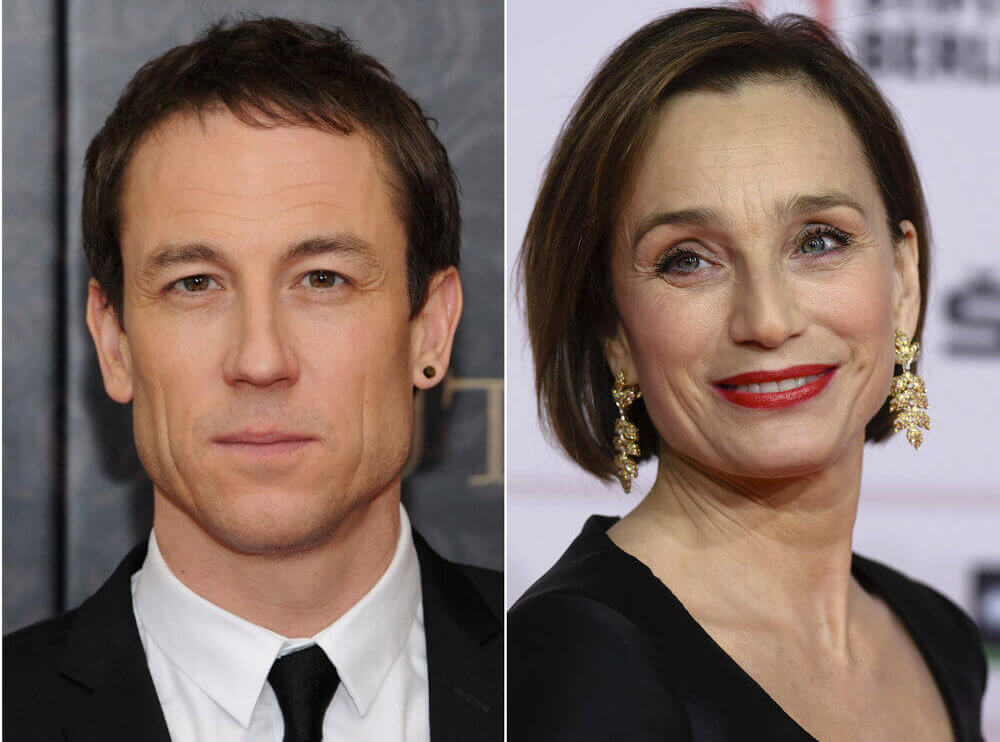 Tobias Menzies and girlfriend Kristin Scott Thomas