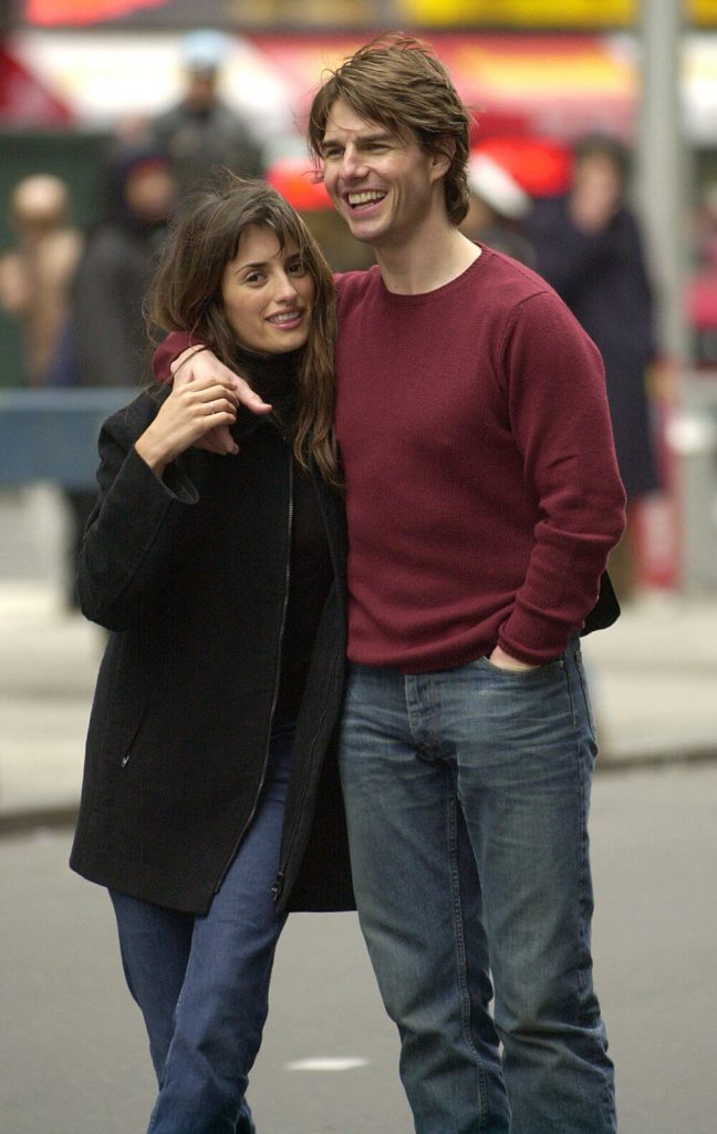 Tom Cruise and ex girlfriend Penelope Cruz