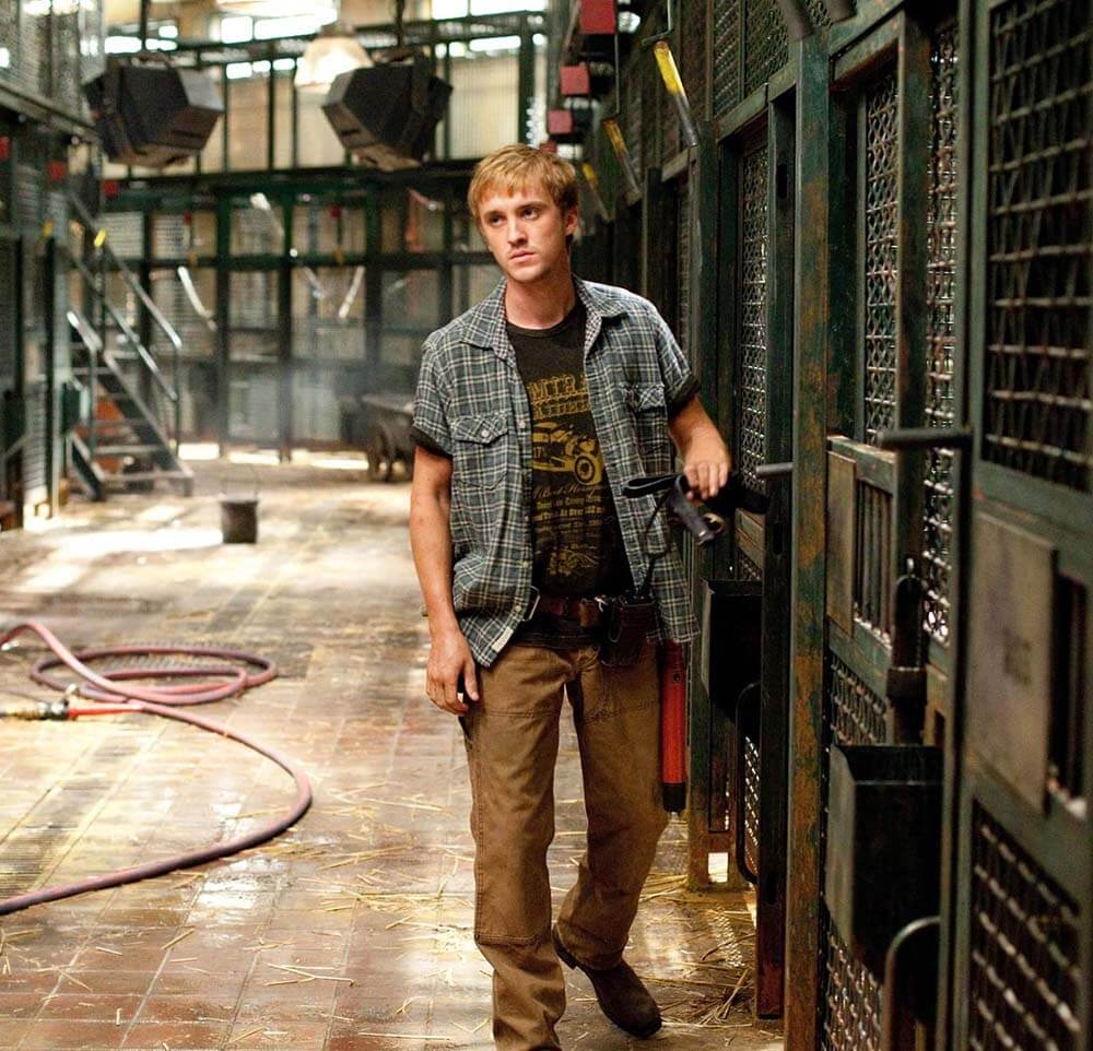 Tom Felton in Rise of the Planet of the Apes (2011)