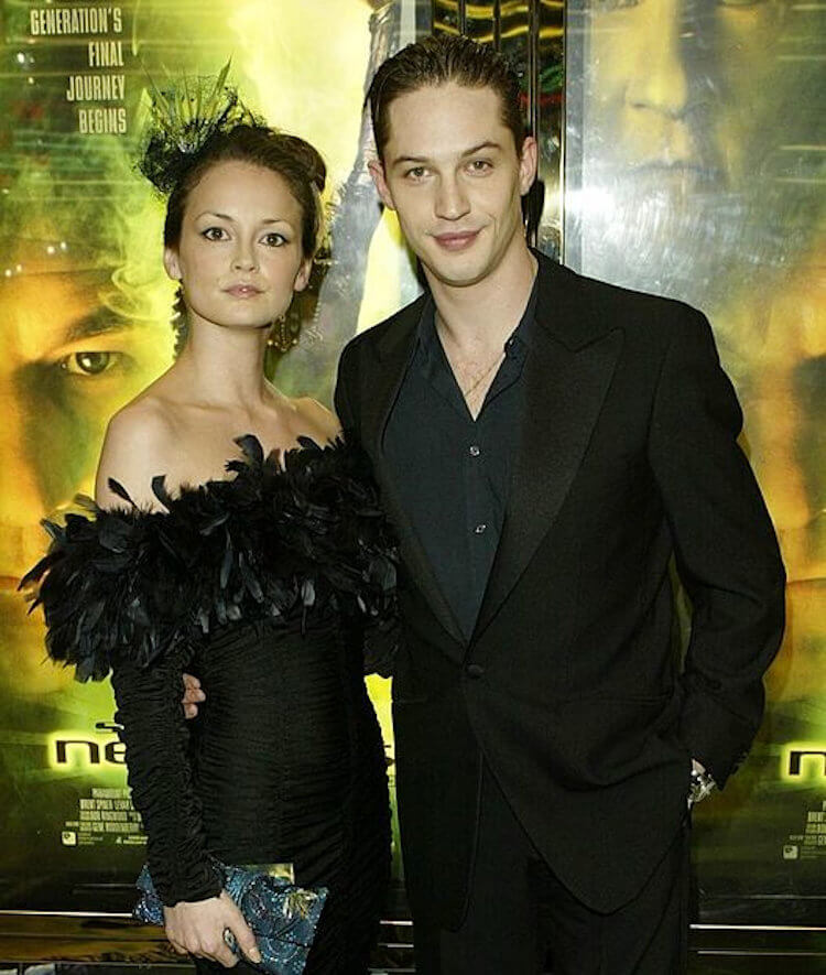 Tom Hardy with his first wife Sarah Ward