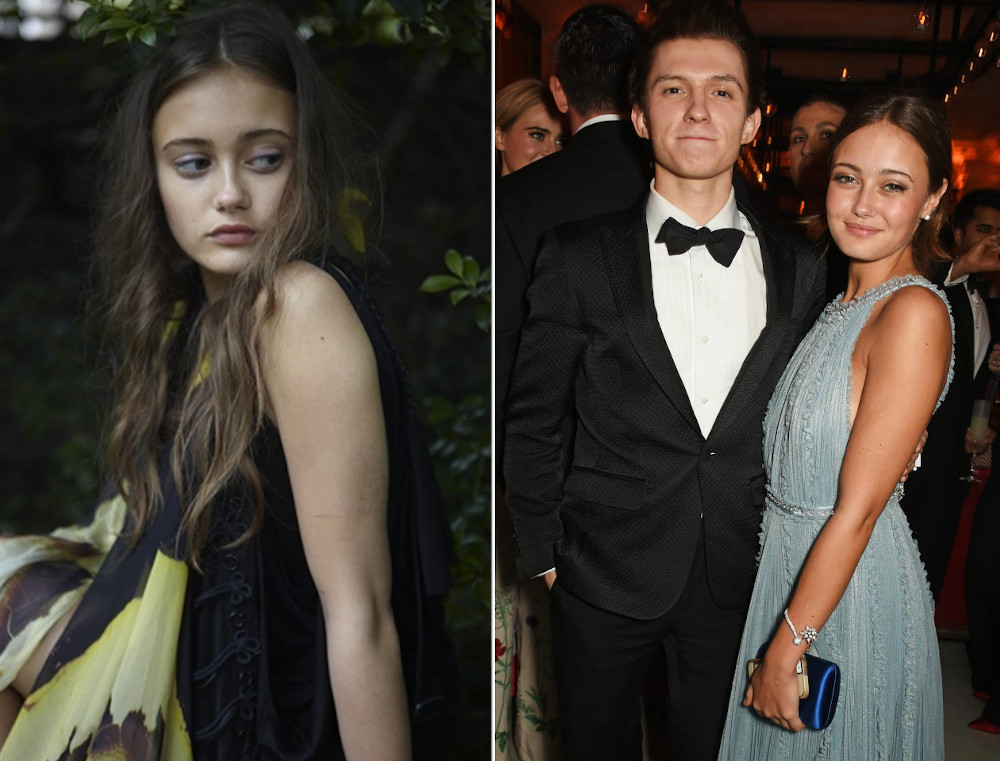 Tom Holland with Ella Purnell