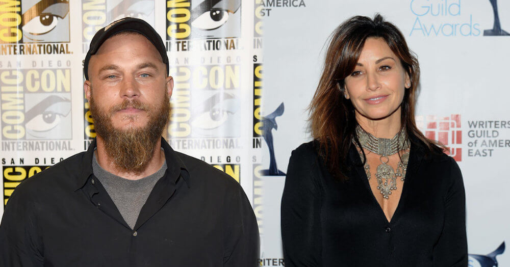 Travis Fimmel and his ex girlfriend Gina Gershon