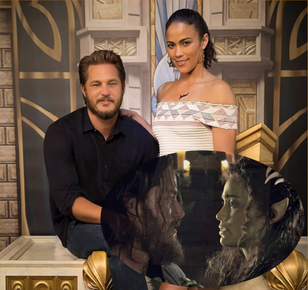 Travis Fimmel and Paula Patton