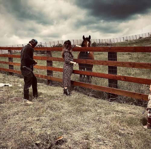 Travis Fimmel at his ranch in Santa Clarita