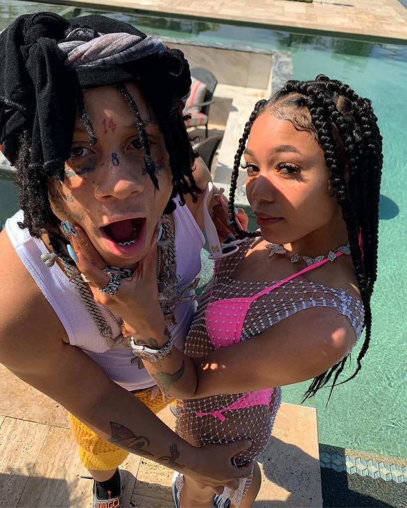 Trippie Redd and ex girlfriend Coi Leray