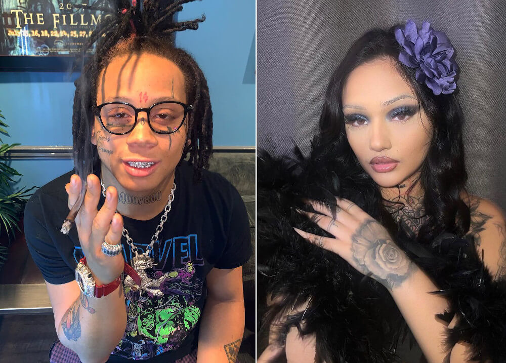 Trippie Redd with Mulan Vuitton