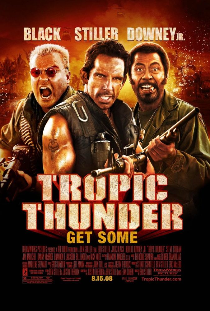 Tropic Thunder 2008 poster