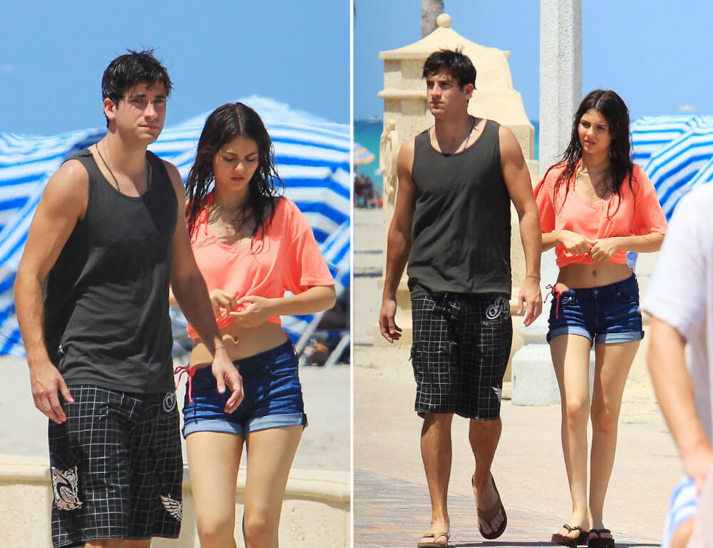 Victoria Justice and Ryan Rottman in miami