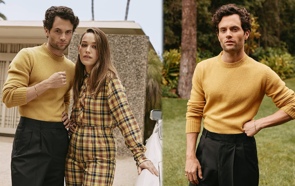 Victoria Pedretti with boyfriend Penn Badgley