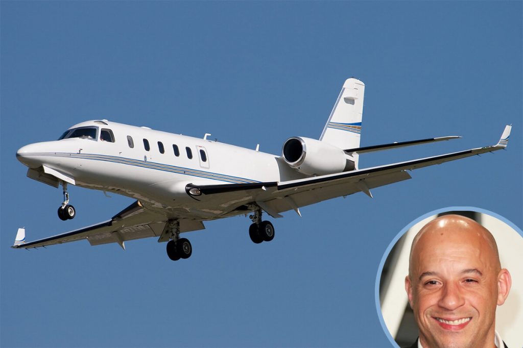 Vin Diesel's Gulfstream G-100