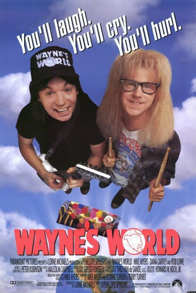 Wayne's World 1992 poster