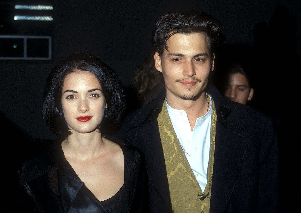 Winona Ryder and ex husband Johnny Depp