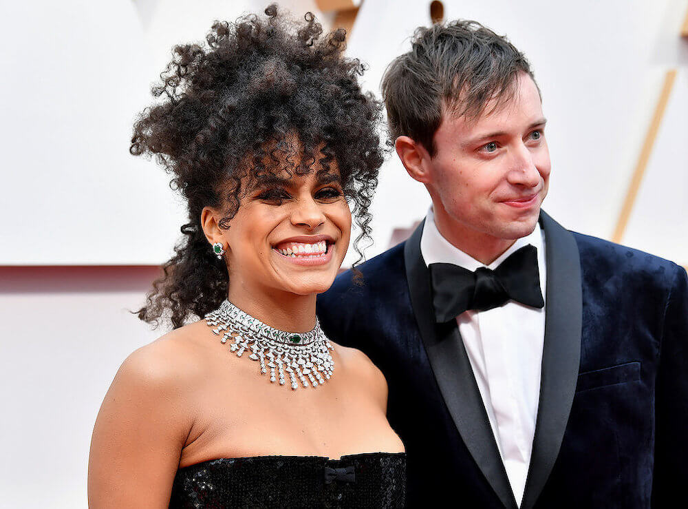 Zazie Beetz and her bf David Rysdahl