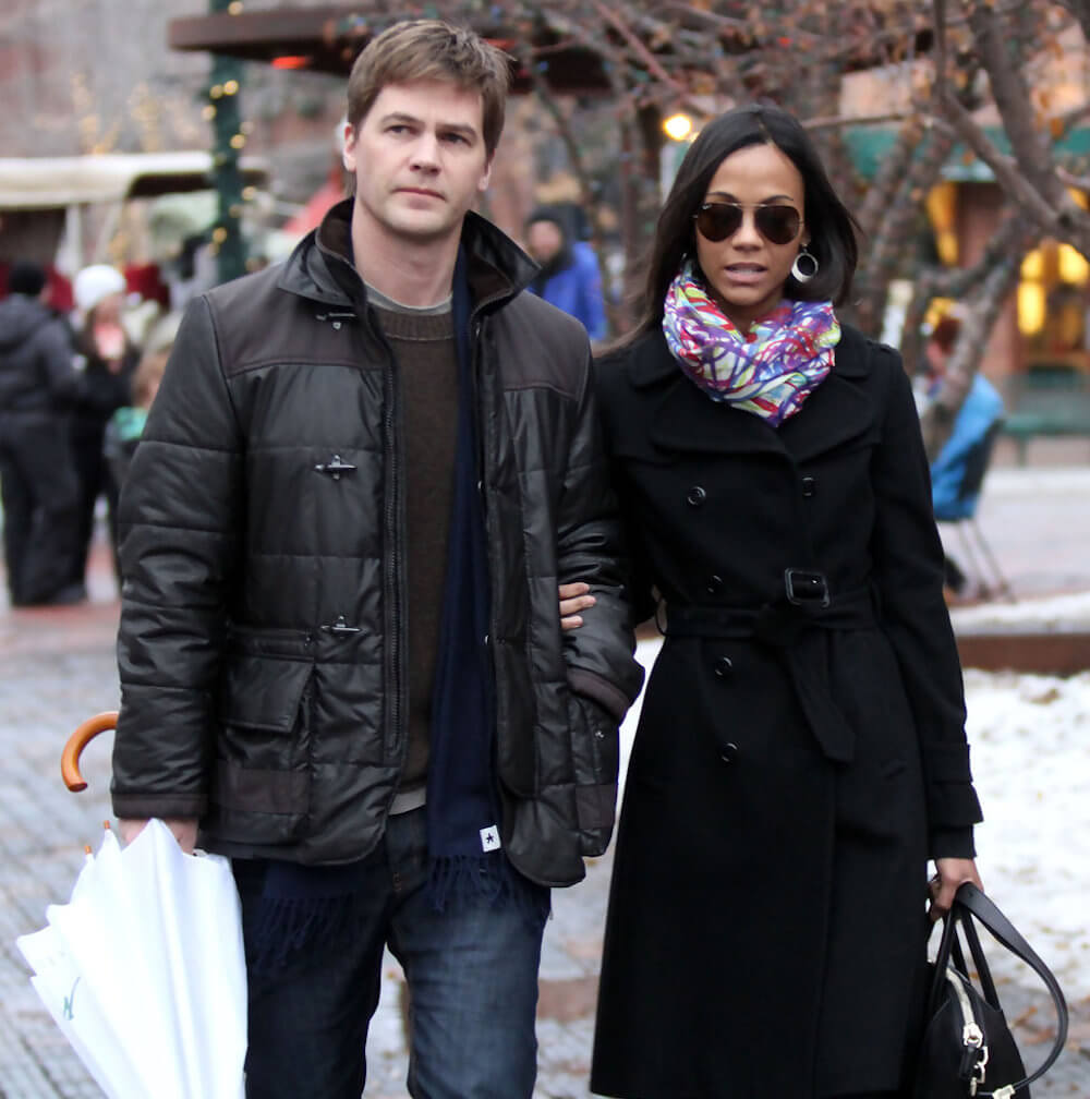 Zoe Saldana and long time boyfriend Keith Britton