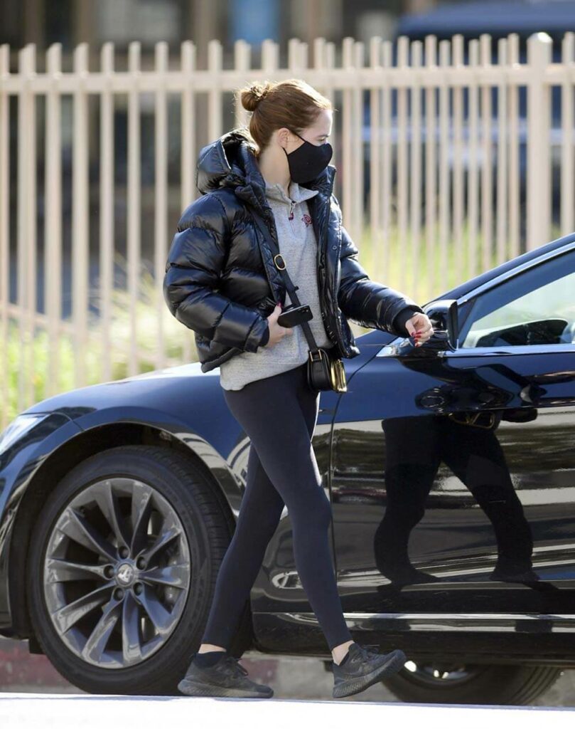 Zoey Deutch's Tesla Model S