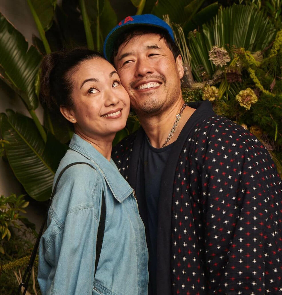 how did randall park meet his wife