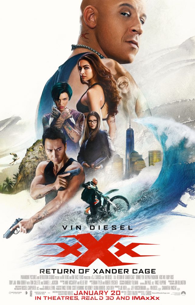 xXx Return of Xander Cage 2017 poster